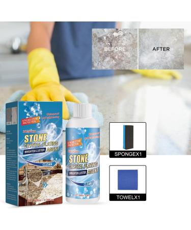 Cohbskj Stone Crystal Plating Agent Stone Stain Remover Cleaner Marble Cleaner Stain Remover Effectively Removes Oxidation and Rust Stains (1 PCS) - Buy Online on GoSupps.com