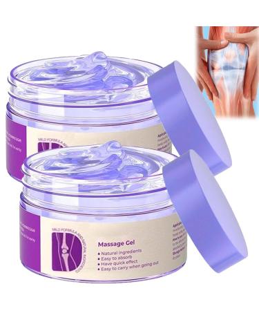 2PCS Soothing Relief Massage Gel Joint Gel Purple Gel Cooling Activities Throughout The Body Soothing Knees Lumbar Neck Back Shoulders Hands and Feet