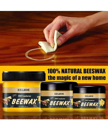 Furniture Polish Wax Wood Seasoning Beeswax | Multipurpose Wood Beeswax for Floor Tables Chairs Cabinets Anti-Dry Xiaoyaoyou Yellow C - Buy Online on GoSupps.com