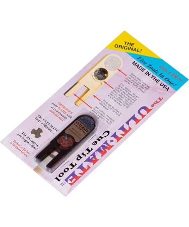 Ulti-Mate Pool Billiard Cue TIP Tool 5 in 1 Trimmer Burnisher Shaper Tapper Conditioner - Black - Buy Online on GoSupps.com