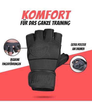 Buy MMA Gloves Extra Long Bandage Sparring Gloves for MMA Kickboxing & Muay Thai Unisex Boxing Gloves - Buy Online on GoSupps.com