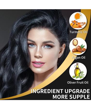COSMTEK Black Hair Dye Shampoo for Men & Women - 3-In-1 Permanent Hair Color Coverage & Beard Dye - Lasts 30 Days - 500ml - Ammonia-Free & Natural Ingredients - Buy Online on GoSupps.com