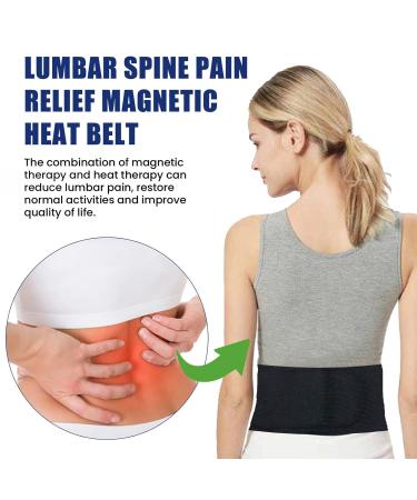 Magnetic Lumbar Support & Self-Warming Waist Belt - Ideal for Gym Employees & Adults | Comfort & Pain Relief - Buy Online on GoSupps.com