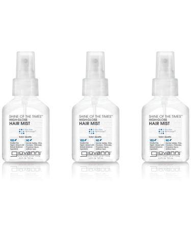GIOVANNI Shine of the Times Finishing High-Gloss Hair Mist 4.3 oz. Smoothing Anti Frizz Hair Gloss No Parabens Color Safe (Pack of 3) - Buy Online on GoSupps.com