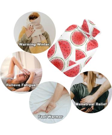 Buy Naanle Watercolor Heat Bottle - 1L Transparent Hot Water Bottle for Bed Hands & Feet | Pain Relief & Therapy | International Shipping - Buy Online on GoSupps.com