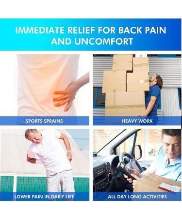 Lower Back Support Belt for Men/Women - Breathable Lumbar Support for Sciatica Pain Relief - XL 1XL Size (Waist 37.4-41.3) by A+ Choice - Buy Online on GoSupps.com