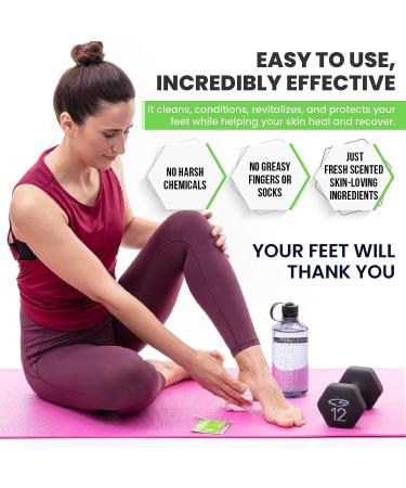 SMOOTH AF Medicated Athlete's Foot Wipes - Fast Relief Antifungal Treatment with Tolnaftate 1% - 30 Count, Alcohol-Free, Clinically Proven, APMA Approved - Buy Online on GoSupps.com