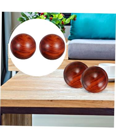 Lurrose 6-Piece Carnival Baoding Balls | Chinese Zen Meditation & Massage Balls - Stress Relief & Hand Training Tools in Rosewood - Buy Online on GoSupps.com