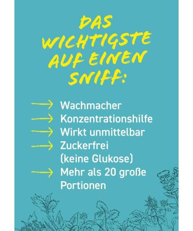 Wildwort Energy Sniff - Original Energy Booster & Concentration Aid | 3-Pack Snuff Powder | Made in Austria | Ideal for Work Parties & Festivals - Buy Online on GoSupps.com