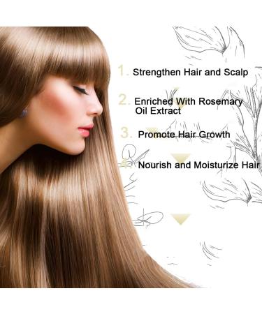 Veganic Natural Rosemary Oil by Carvenchi - Hair Growth & Repair - 60ml x 2 | Reduce Hair Loss Revitalize Damaged Hair - Buy Online on GoSupps.com