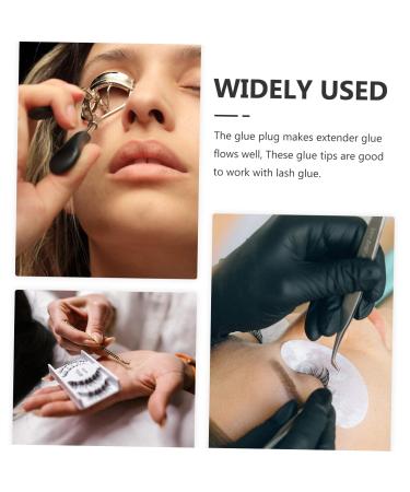 Beatifufu 1 Set Grafting Eyelash Tool Lash Adhesive Remover Lash Glue Rings Glue Bottle Plug Opener Eyelash Glue Tips Essential Oil Opener Glass Roller Bottle Opener Key Metal Rubber Ring - Buy Online on GoSupps.com