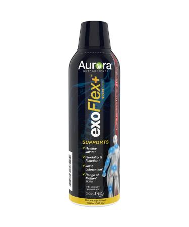 Aurora Nutrascience exoFlex Eggshell Membrane with BiovaFlex + Vitamin C  Curcumin & Boswellia 10 Fl Oz (300 mL)