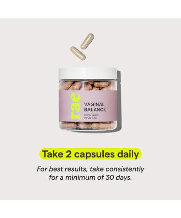 Rae Wellness Vaginal Balance Capsules - Natural UTI & Vaginal Health Supplement with Cranberry, Probiotics & Garlic - Vegan & Non-GMO - 60 Caps - Buy Online on GoSupps.com