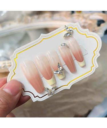 20Pcs Butterfly Nail Charms Artificial Crystals Diamonds Rhinestones Sticker Nail Art Golden and Silver Plated Butterfly Nail Decorations for DIY Nail Nail Charms Butterfly Charms For Nails Gold Nail - Buy Online on GoSupps.com