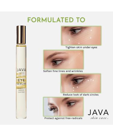 Antioxidant Rich Caffeine Eye Illuminating Serum | Organic Plant-Based | Reduces Puffiness & Restores Elasticity - Buy Online on GoSupps.com