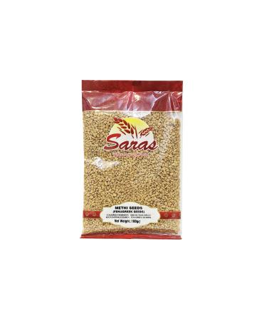 Saras Methi Seeds 100G I Whole Fenugreek Seeds I Cooking Ingredient I Herbs and Spices 100g