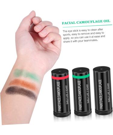  Mipcase Mipcase 6Pcs Camouflage Oil Paints For Adults Eye Football Black Eye Football Face Paint Adult Stickers Baseball Watch Lip Gloss Child Pigmented Toner - Buy Online on GoSupps.com