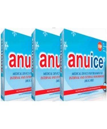 ANUICE - Goodbye Hemorrhoids Medical Device to Treat Internal and External Hemorrhoids Without The Dramatic Effects of Surgery. Pack of 3