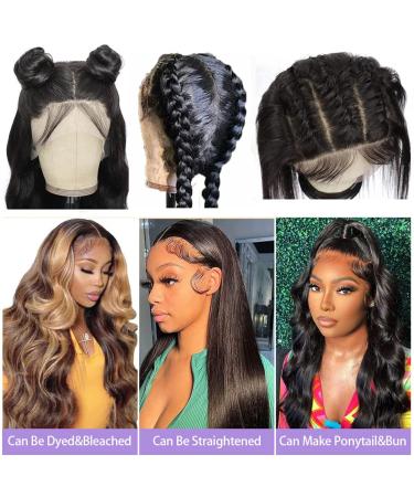 GRRWig Body Wave 20 Lace Front Human Hair Wig for Black Women - 150% Density HD Transparent Lace Frontal Wig with Baby Hair, Pre Plucked & Bleached Knots - Buy Online on GoSupps.com