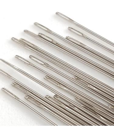 Littledream 150 Pcs Assorted Sewing Needles for DIY Embroidery, Quilting, Cross Stitch - Sizes No.7, No.8, No.9 - 2.1 Inch Long Straight Sharp Needles Kit - Craft Lampwork Silver - Buy Online on GoSupps.com