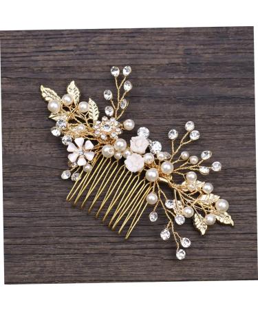DOITOOL Women Hair Comb Alloy Hair Comb Bridal Hair Comb Crystal Hair Comb Hair Accessories Women's Headgear Wedding - Buy Online on GoSupps.com