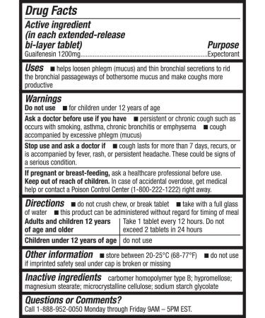 HealthA2Z Decongestant PE & Mucus Relief Maximum Strength | Phenylephrine HCl 10mg 300 Tablets | Guaifenesin 1200mg 100 Tablets - Buy Online on GoSupps.com