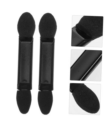 100PCS Double-Sided Eyebrow & Eyeshadow Applicator Brushes - Black Eye Makeup Sponges for Women | Miss Beauty - Buy Online on GoSupps.com