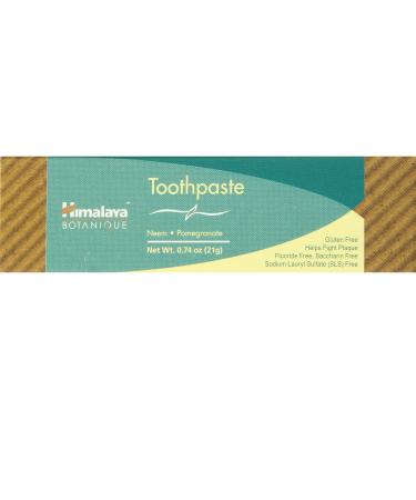 Himalaya Neem & Pomegranate Toothpaste 21g - Herbal Dental Care for Bright Smiles | International Shipping Available - Buy Online on GoSupps.com