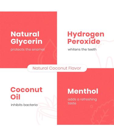 Circle Express Teeth Whitening Strips - Enamel-Safe Formula | 6% Hydrogen Peroxide with Coconut Oil | 28 Count for Sensitive Teeth | Whiter Teeth in 7 Days - Buy Online on GoSupps.com