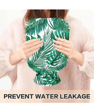 Palm Leaves Hot Water Bottle - 2L Pain Relief Bag for Pregnant Women & Bed Warmer - Buy Online on GoSupps.com