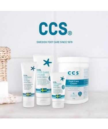 CCS Cracked Heel Repair Balm 125ml - Visible Results in 3 Days | 25% Urea & Lactic Acid | Clinically Tested for Very Dry Feet - Buy Online on GoSupps.com