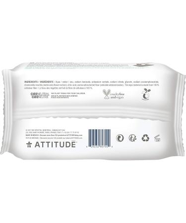 ATTITUDE Sensitive Skin Baby Wipes - Hypoallergenic, Unscented, All Natural, 72 Count, Fragrance-Free - Buy Online on GoSupps.com