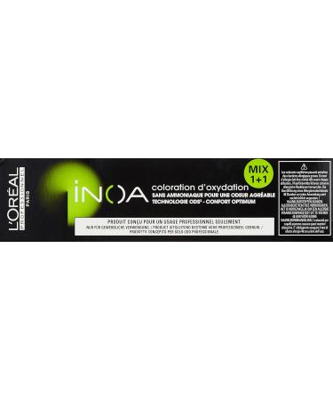 L'Or al Inoa 7.1 Medium Blonde Ash Hair Color - 60 ml (1 Pack) | International Shipping Available - Buy Online on GoSupps.com