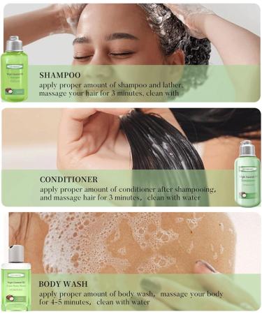 Womens Gift Sets Coconut Oil for Skin Care Skincare Gift Set Self Care Bath Gift Sets with Body Wash Shampoo Conditioner Gifts for Women - Buy Online on GoSupps.com
