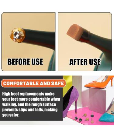30 Pairs High Heel Shoe Tips & Pliers Set - Replacement Tips for Women s Heels | Tanstic | Black & Beige Multiple Sizes | International Shipping - Buy Online on GoSupps.com