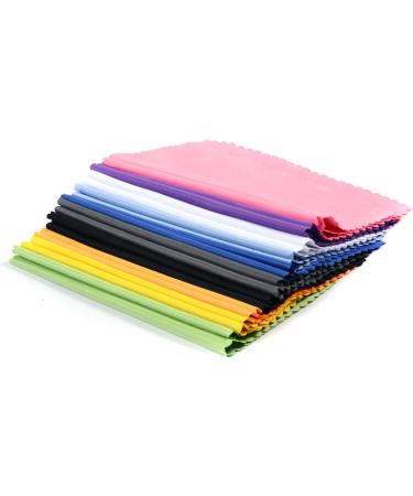 ColorYourLife 20-Pack Microfiber Cleaning Cloths for Smart Phones, Laptops, Tablets, Cameras & More - Buy Online on GoSupps.com
