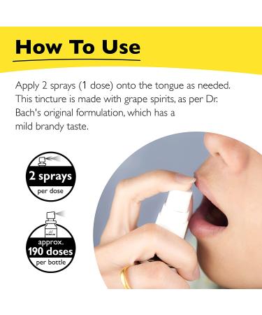 Bach Rescue Remedy Spray 0.7 fl oz - Natural Stress Relief | Flower Remedies - Buy Online on GoSupps.com