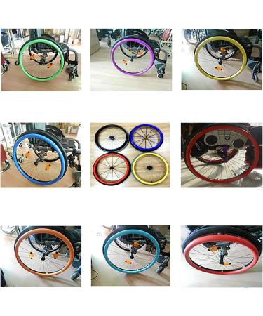 Wheelchair Push Rim Covers Wheelchair Rear Wheel Protective Sleeve 1Pair Non-Slip Wear-Resistant/Silichand Push Protective Cover Easy to Clean/I/Diameter 50 H Diameter 50 - Buy Online on GoSupps.com