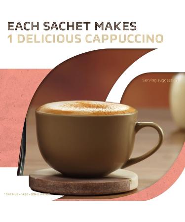 NESCAF Gold Cappuccino Unsweetened Taste Instant Coffee Sachets - 50 x 14.2g - Buy Online on GoSupps.com