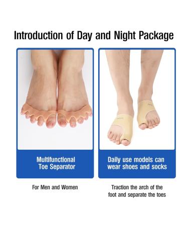 Buy Bunion Corrector & Relief Sleeve - Gel Pads for Men & Women | Fix Hallux Valgus & Restore Toe Shape - Buy Online on GoSupps.com
