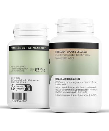 Rosehip 300mg - 200 capsules - Buy Online on GoSupps.com