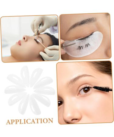 Beaupretty 50 Pairs Eyelash Pad Eyelash Curlers Washers Eyelash Holder Tool Female Eyelash Mats Practical Pads Eyelashes Cushions White Cosmetic Silica Gel Stickers - Buy Online on GoSupps.com