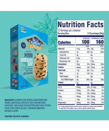 Blue Diamond Almonds Flour Gluten-Free Baking Mix - Chocolate Chip Cookie 10 Oz - Buy Online on GoSupps.com