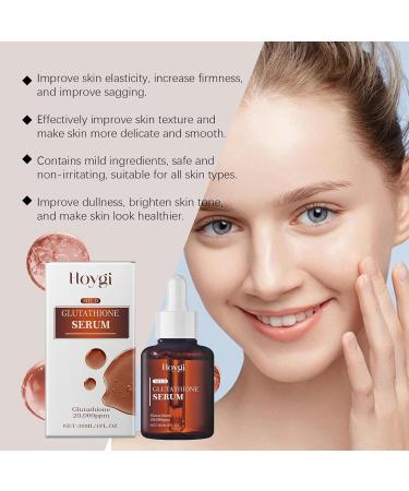 OLLZPJFPK Glutathione Facial Essence Moisturizing Improves Skin Elasticity Brightens Radiance Repair Essence - Buy Online on GoSupps.com