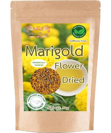 Hida Beauty Dried Premium Marigold Flower for Tea 50g Dried Original flavor - Buy Online on GoSupps.com