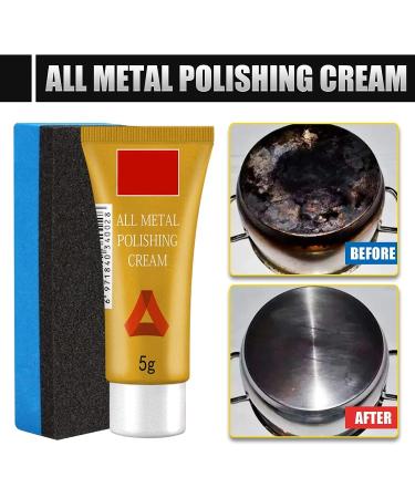 3/5/10Pcs Instashine Metal Cream Instashine Metal Polish Cream Ultimate Metal Polish Cream Multifunction Rust Remover for Stainless Steel/Aluminum/Brass/Copper (10) - Buy Online on GoSupps.com