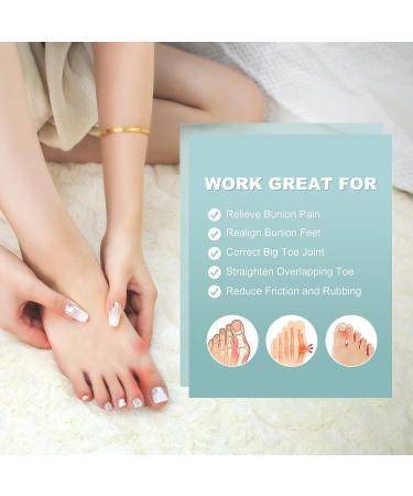 Silicone Toe Separator & Bunion Corrector - 12-Pack Toe Spacers for Overlapping Toe & Hammer Toe Relief - Best for Women & Men - Buy Online on GoSupps.com