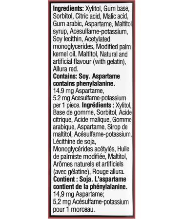 Trident Vibes Sour Patch Kids Sugar-Free Gum Redberry 40 count (Pack of 6) Redberry 40 count (Pack of 6) - Buy Online on GoSupps.com