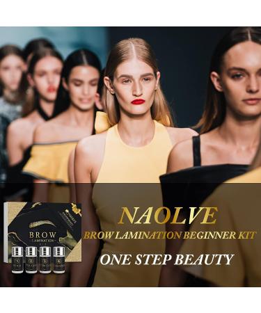 NAOLVE Eyebrow Lamination Kit - Professional At-Home DIY Brow Perm for Instant Lift | Includes Brow Brush and Micro Brushes | Easy for Beginners - Buy Online on GoSupps.com
