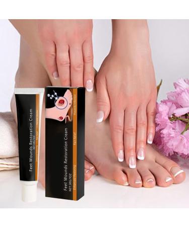  Jingmiger Foot Cream | 30g Natural Softening Moisturizer Repair Lotion For Cracked Heels And Feet | For Hydration Care Sensitive Cracked Heels Adults Sports Daily Night - Buy Online on GoSupps.com